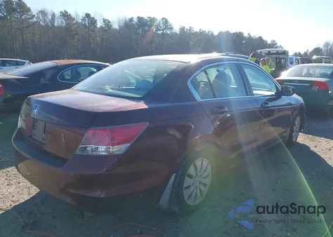 2009 Honda Accord 2.4 Lx from USA, damaged, VIN 1HGCP263X9A161762